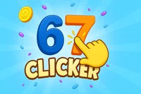 67 Clicker viral meme incremental game logo