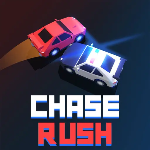 Chase Rush Game Logo - High-Speed Police Chase Adventure