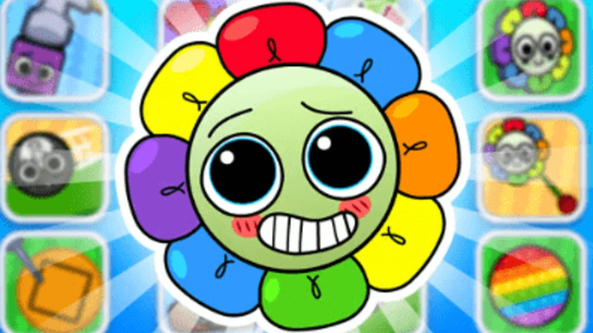 Gameplay collage of Dandy's World Mini Games Challenge Mode showing rapid horror micro challenges