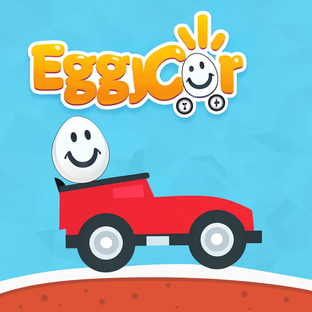 Eggy Car Game Logo - Physics Driving Challenge