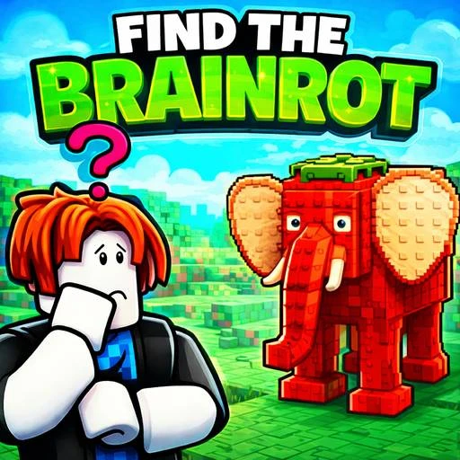 Find the Brainrot Logo