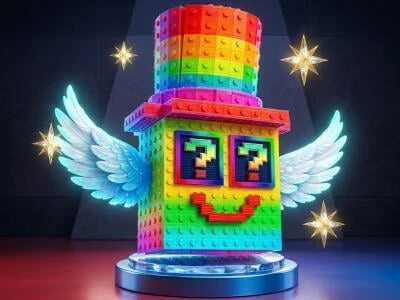 Lucky Brainrot Blocks Online logo