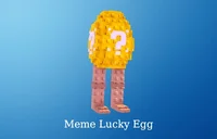 Meme Lucky Egg - Plants vs Brainrots Logo