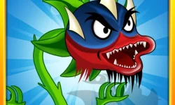 Plants vs Zombies gameplay showing strategic plant defense against zombie waves