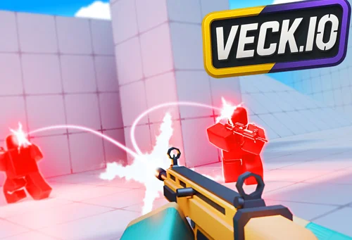 Veck.io Game Logo - Multiplayer FPS Action