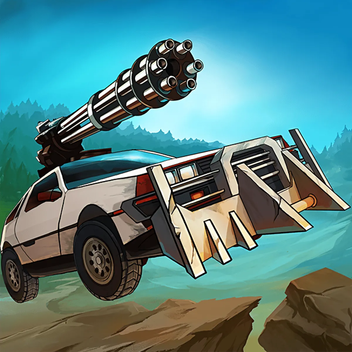 Zombie Derby 2 Game Logo - Zombie Car Combat